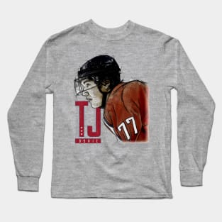 T.J. Oshie Washington Sketch Long Sleeve T-Shirt